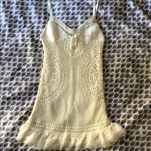 Free people crochet dress